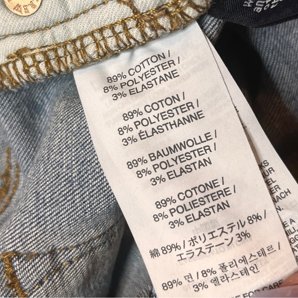 J. Crew Toothpick Skinny Jeans Women's 30 Blue Denim Low Rise Distressed Patches - Picture 9 of 11